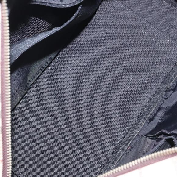 BURBERRY Nova Check Hand Bag Canvas Beige Silver Auth BA1895 - Picture 11 of 16